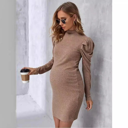 Maternity Dress Autumn Pregnancy Clothes