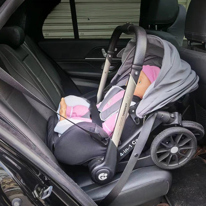 4-in-1 baby two-way stroller in the car