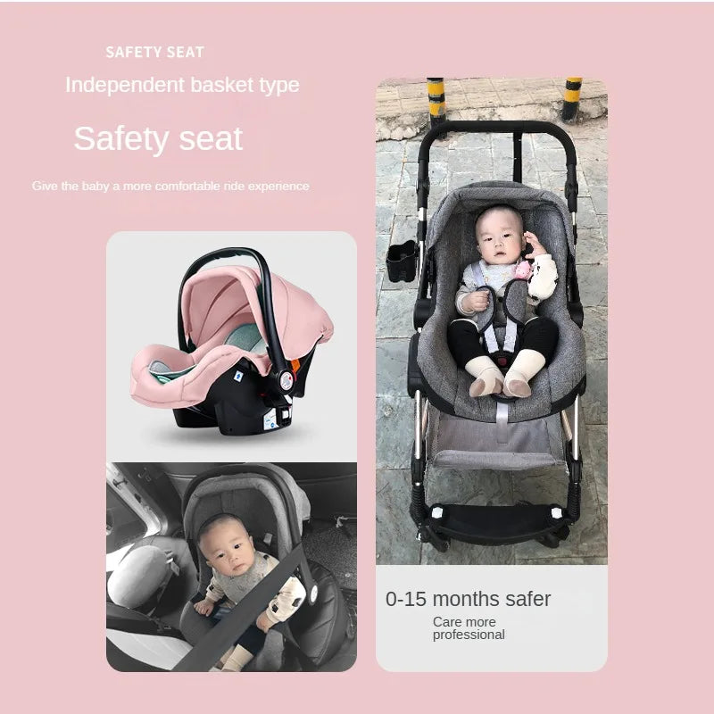 3 in 1 stroller folding two-sided features (1)