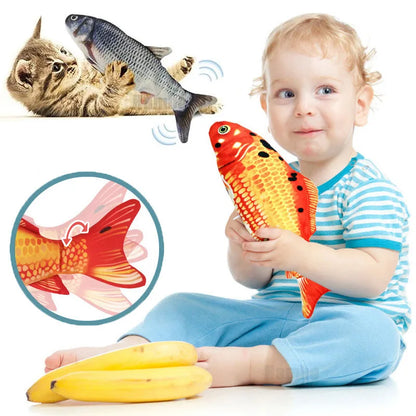 Electric Baby Sleeping Fish Toy