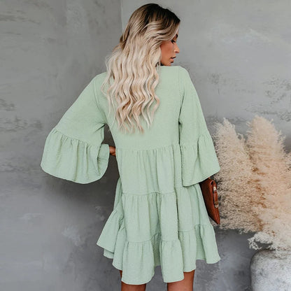 Cute Ruffle Maternity Dresses