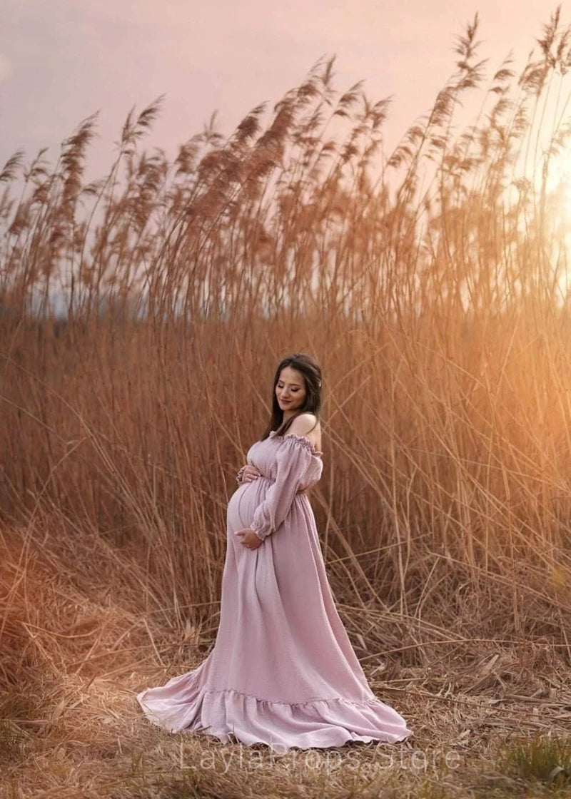 Bohemian Photo Shooting Pregnancy Dress