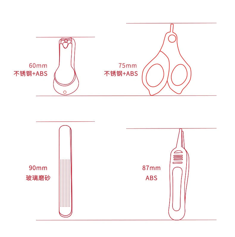 Newborn Baby Nail Scissor Care