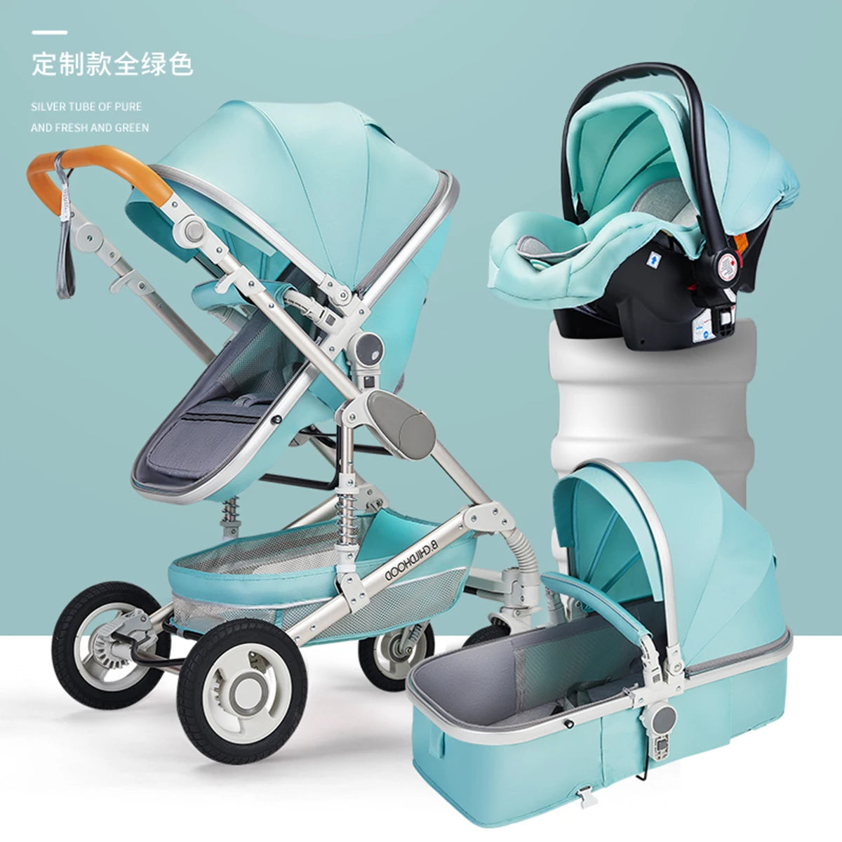 3 in 1 stroller folding two-sided (6)