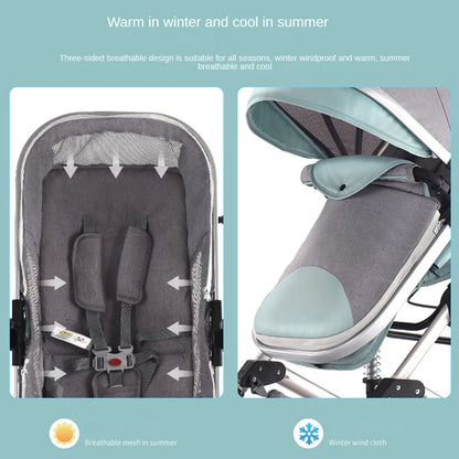 Luxury High Landscape Baby Strollers