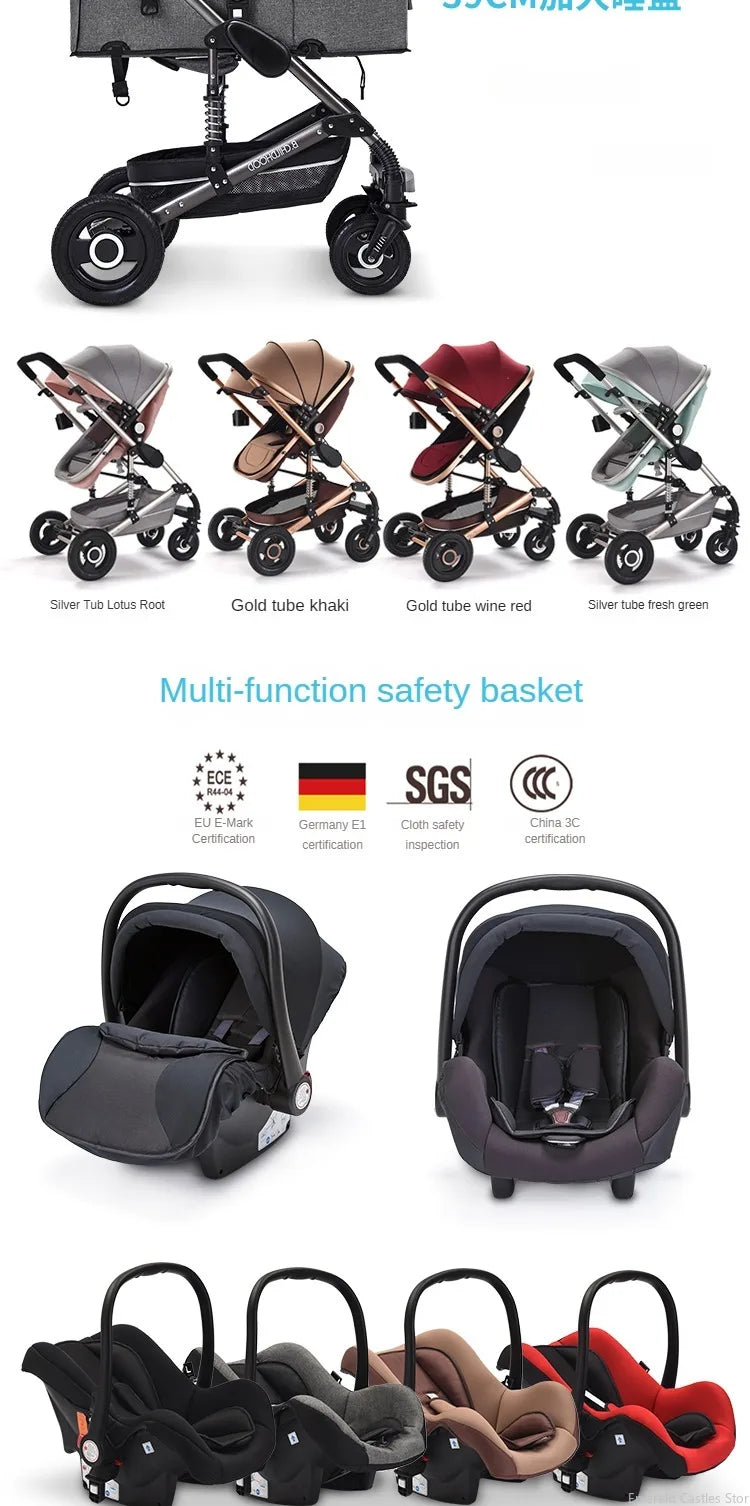 3 in 1 stroller folding two-sided features (12)