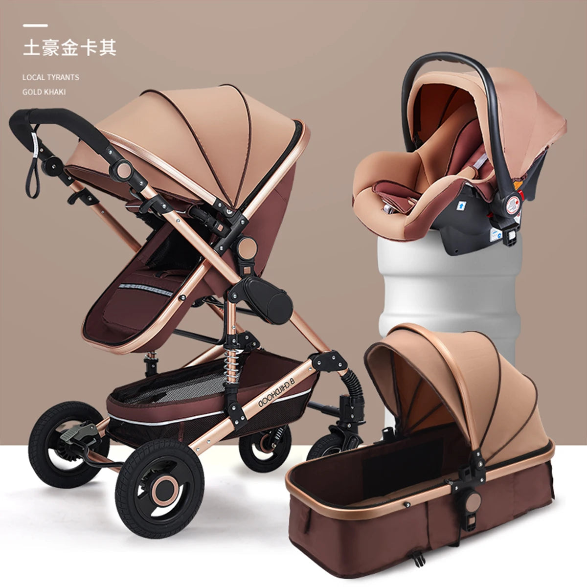 3 in 1 stroller folding two-sided (3)