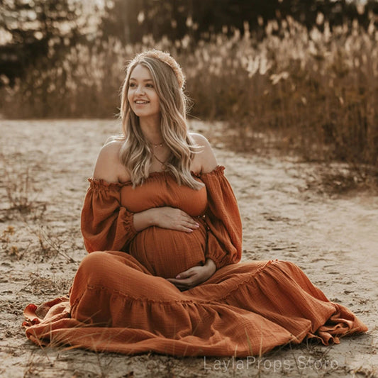 Bohemian Photo Shooting Pregnancy Dress