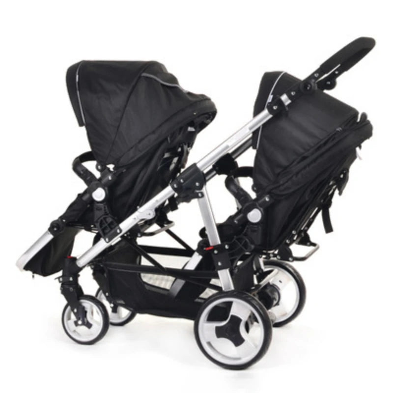 Multifunction Twin Stroller Trolley Baby