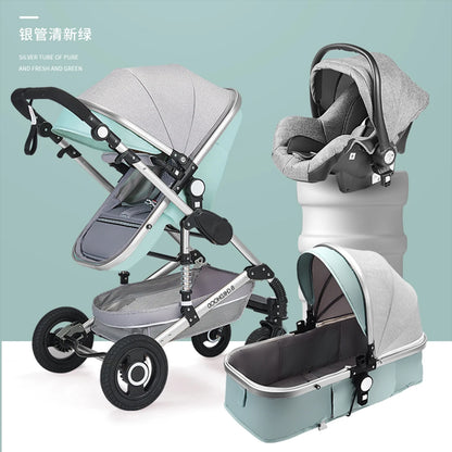 3 in 1 stroller folding two-sided (4)