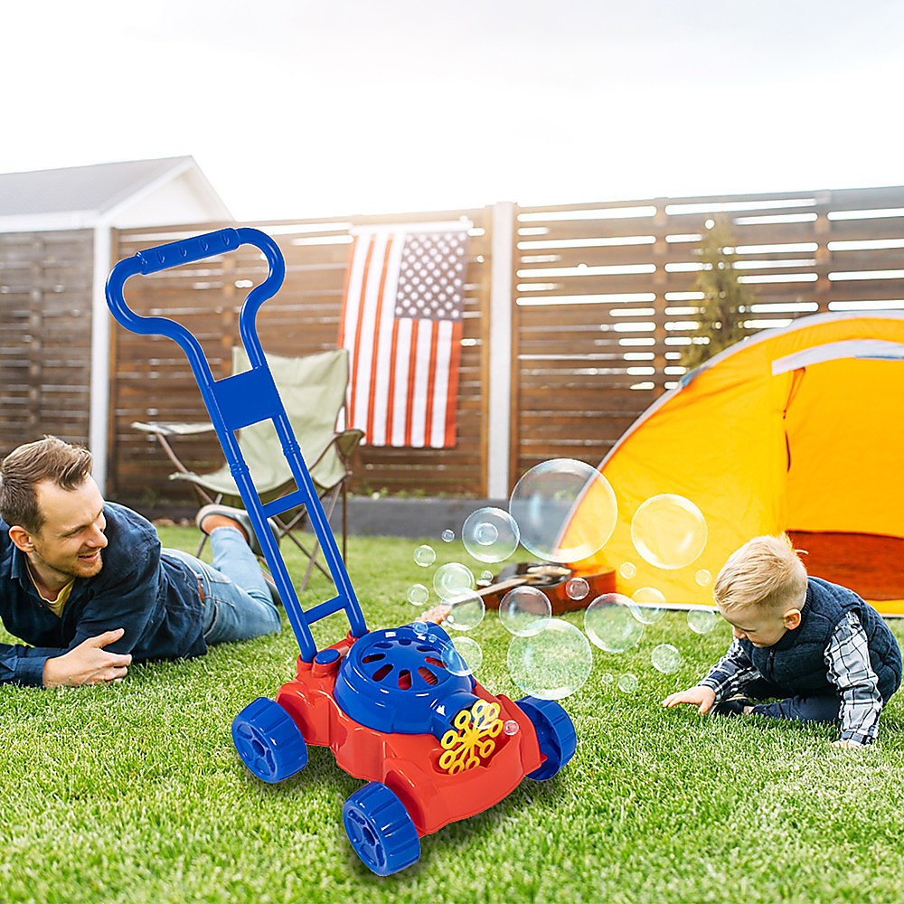 Kids Bubble Lawnmower Machine for Outdoor Fun