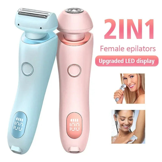 2 In 1 Hair Removal Epilator Trimmer