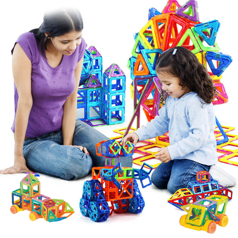 Magnetic Building Blocks DIY Magnets Toys For Kids Designer Construction Set